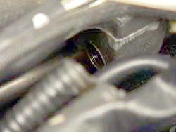 PCV valve threads in intake plenum
